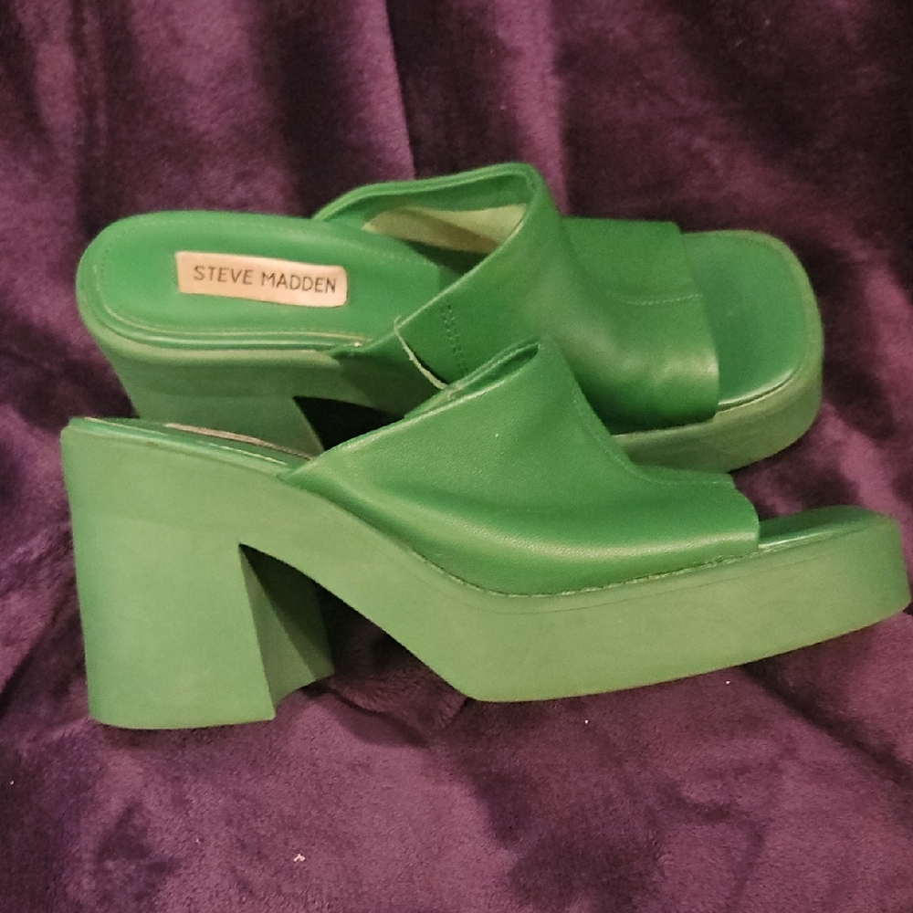 Steve Madden Green Women's Platform Shoes